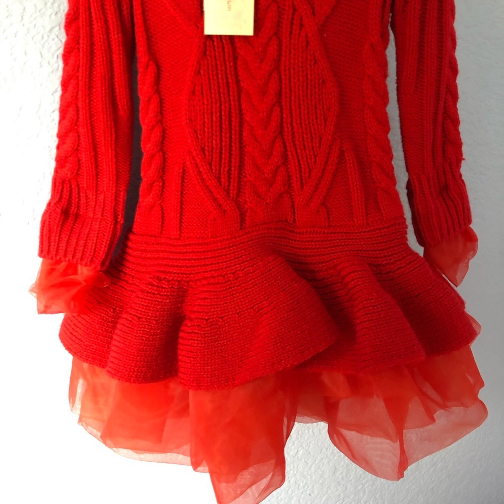 ❌NWT 4/5 SUPER CUTE TUTU SWEATER DRESS ❌Hp❌ - Picture 6 of 6